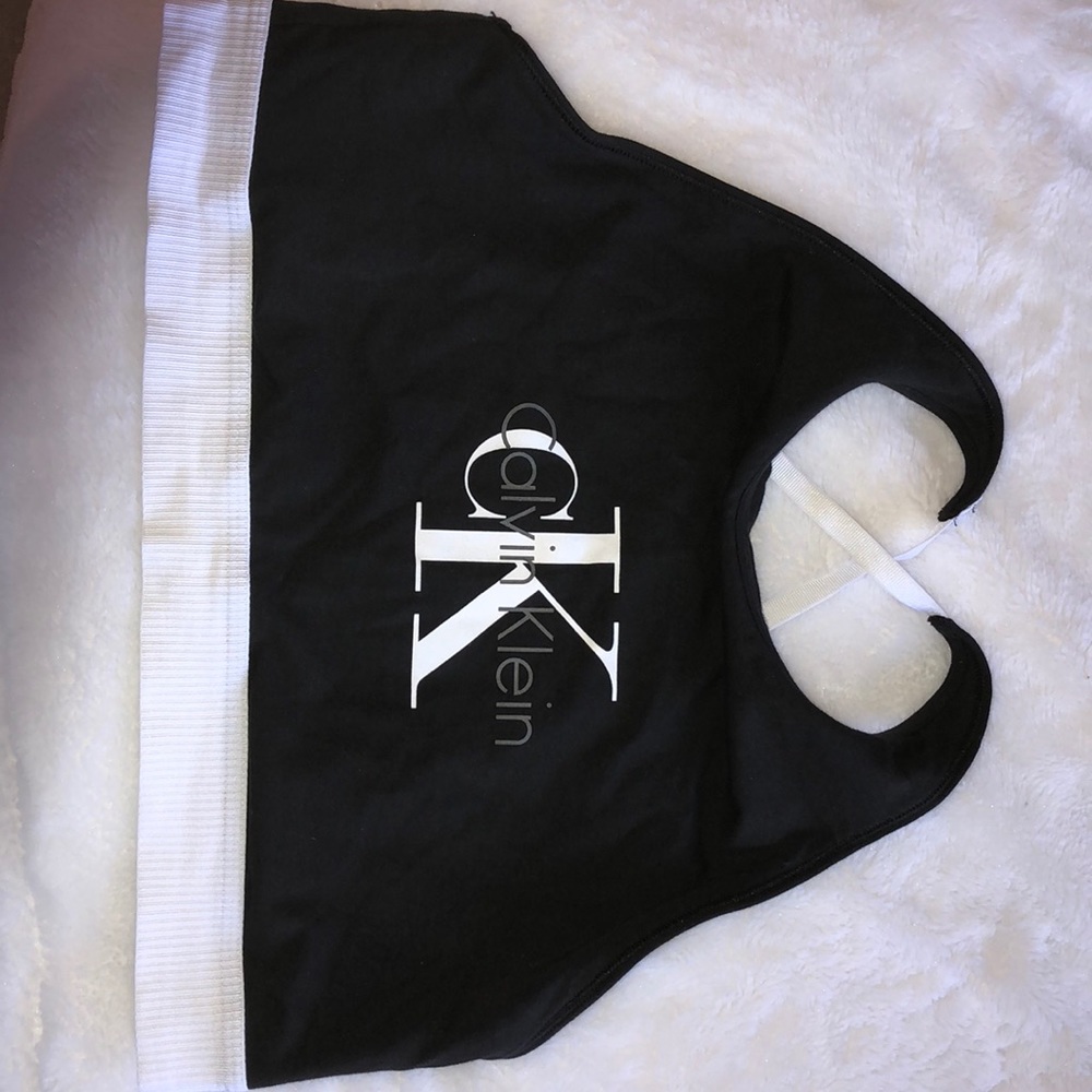 Calvin Klein high neck sports bra
